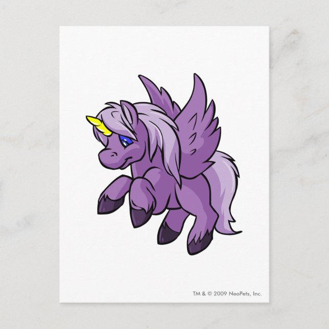 Uni Purple Postcard (Front)