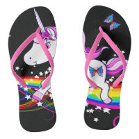 Uni Rainbow Flip Flop