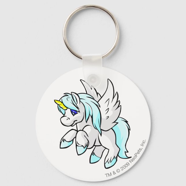 Uni White Keychain (Front)