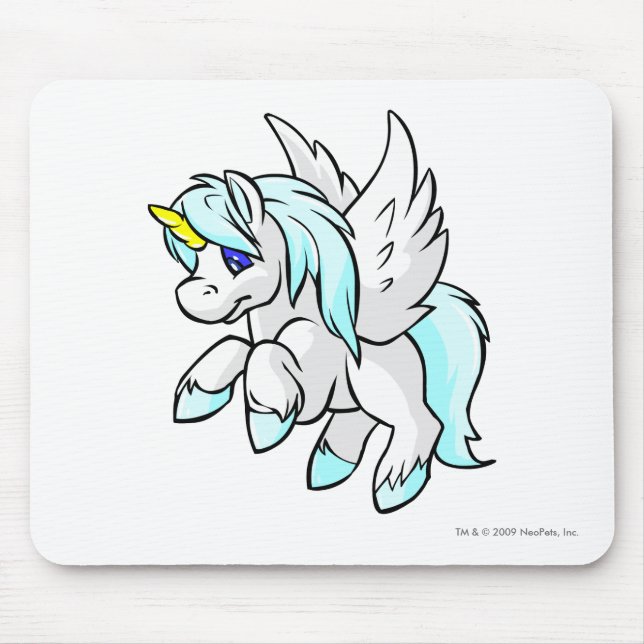 Uni White Mouse Pad (Front)