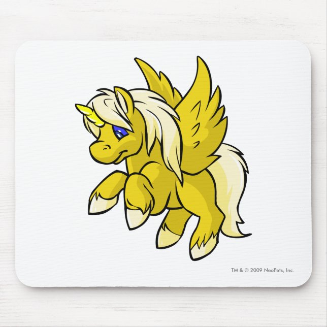 Uni Yellow Mouse Pad (Front)