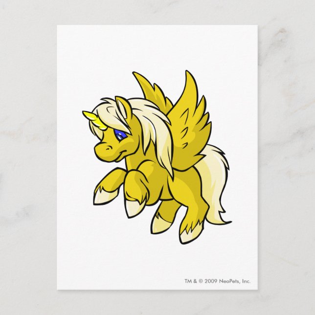 Uni Yellow Postcard (Front)