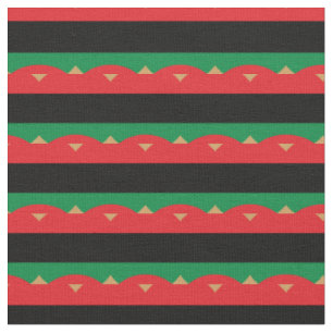 UNIA Flag & Pan African / Afro-American triband Fabric