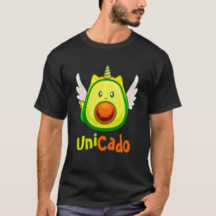 Unicado Funny Unicorn Avocado Vegan Vegetarian T-Shirt