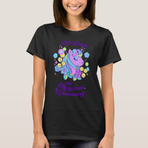 Unicorn 100 Days Of Magical Learning Unicorn 100 D T-Shirt