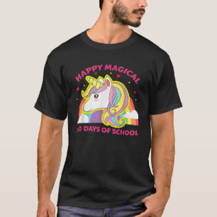 Unicorn 100 Days Of School Ideas Outfit Costume Gi T-Shirt