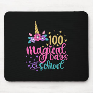 Unicorn 100 Magical Days Of School Mouse Pad