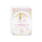 Unicorn 1st Birthday Invitation Floral Rainbow