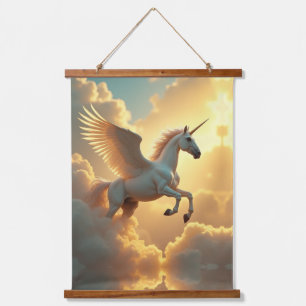 unicorn 26"x36" Vertical (Portrait), One Pane Hanging Tapestry