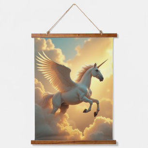 unicorn 26"x36" Vertical (Portrait), One Panel Hanging Tapestry