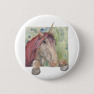 Unicorn 2 Inch Round Button