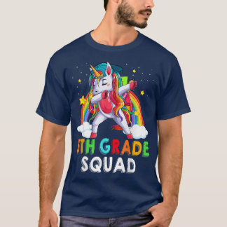 Unicorn 5th Grade Teacher Student 1st First Day Of T-Shirt