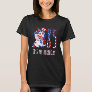 Unicorn 85th Birthday 4th Of July New Year 85 Year T-Shirt
