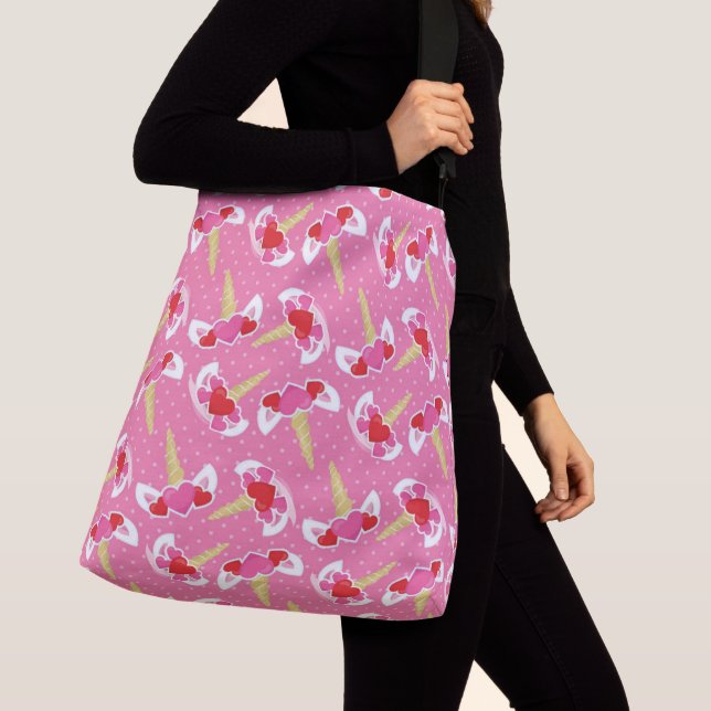 Unicorn All-Over-Print Tote Bag, Large (Close Up)
