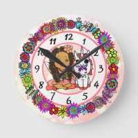 Unicorn and Fairy Whimsical Folk Art Girl's