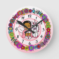 Unicorn and Fairy Whimsical Folk Art Girl's