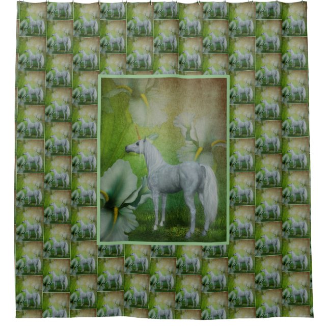 Unicorn And Lily Flowers    (Front)