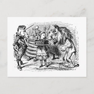 Unicorn and Lion Postcard
