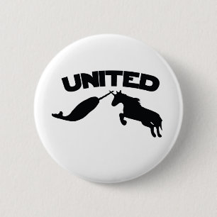 Unicorn and Narwhal 2 Inch Round Button