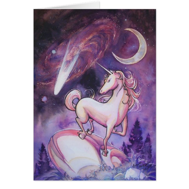 Unicorn and Night Sky (Front)