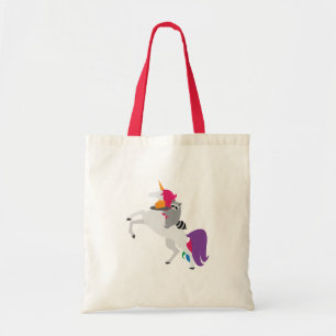 Unicorn and Raccoon Tote Bag