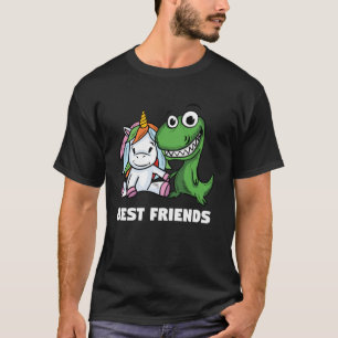 Unicorn And T-Rex Shirts, Best Friends Gift Pullov T-Shirt