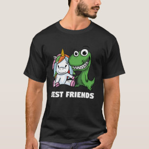 Unicorn And T-Rex Shirts, Best Friends Gift Pullov T-Shirt