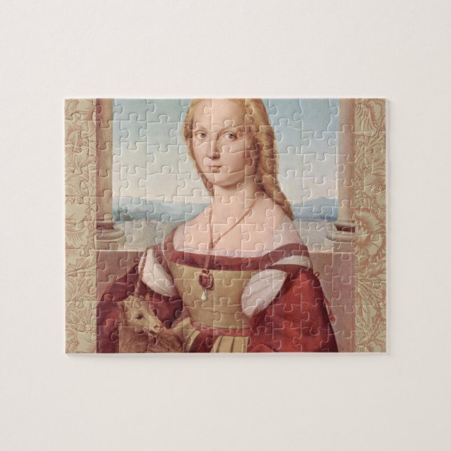 Unicorn and the Lady Jigsaw Puzzle (Horizontal)