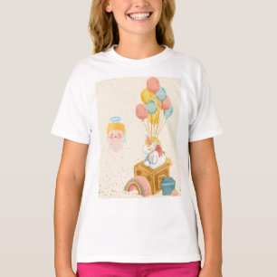 Unicorn Angel Balloon  T-Shirt