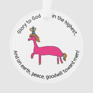 Unicorn Angel Ornament