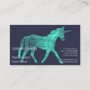 Unicorn Appointment Card