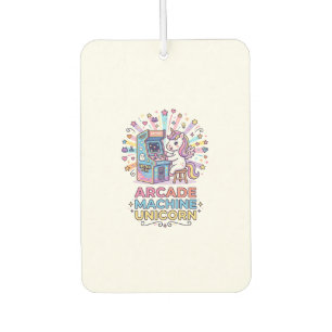 Unicorn Arcade Machine Unicorn Print Ready POD Art Air Freshener