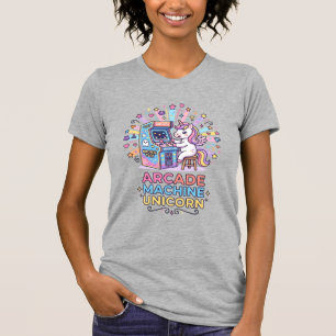 Unicorn Arcade Machine Unicorn Print Ready POD Art T-Shirt