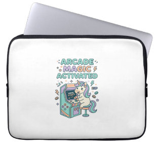 Unicorn Arcade Magic Activated Trendy Product Grap Laptop Sleeve