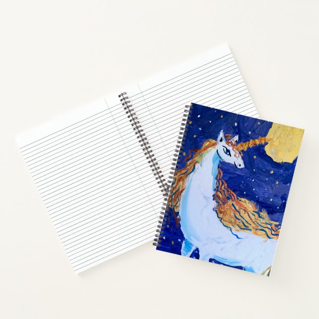 Unicorn "Art by Kids" Notebook (Inside)