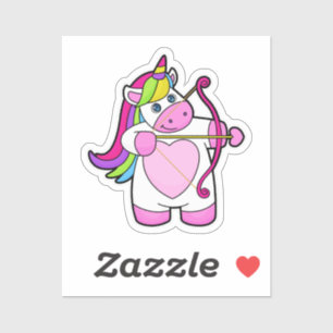 Unicorn as Archer with Bow and Arrow