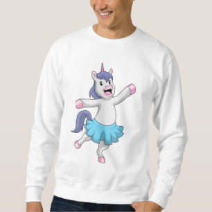 Unicorn as Ballerina at Ballet Sweatshirt
