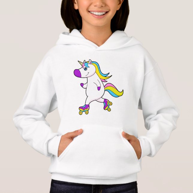 Unicorn at Inline skating with Roller skates (Front)