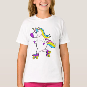 Unicorn at Inline skating with Roller skates T-Shirt