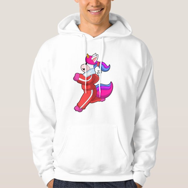Unicorn at Running Hoodie (Front)