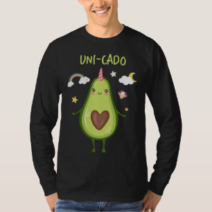 Unicorn Avocado Guacamole Toast Healthy Fat Green T-Shirt
