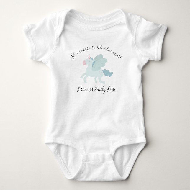 Unicorn Baby Bodysuit (Front)