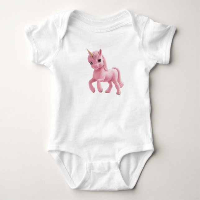 Unicorn Baby Bodysuit (Front)