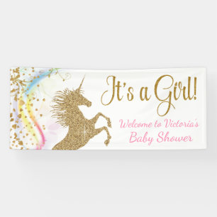 Unicorn Baby Shower Banner