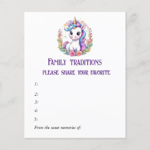 Unicorn Baby Shower Family Traditions