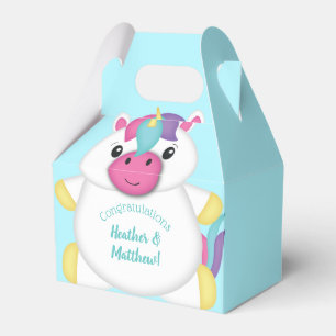 Unicorn Baby Shower Favor Box