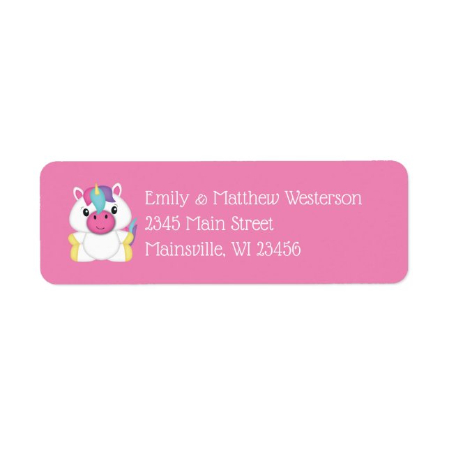 Unicorn Baby Shower Pink (Front)