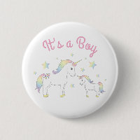 Unicorn Baby Shower Rainbow Pastel