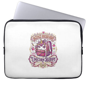 Unicorn Backpack Unicorn Buddy Stylish Merch Desig Laptop Sleeve