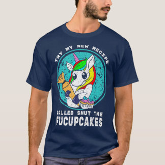 Unicorn Baking Cupcakes Unicorn lover T-Shirt